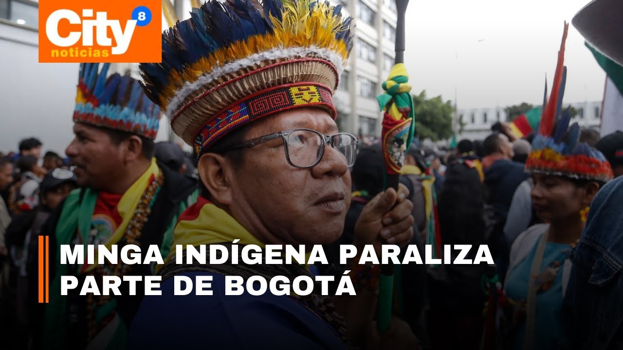 Movilización indígena afectó TransMilenio y oficinas públicas en Bogotá | CityTv