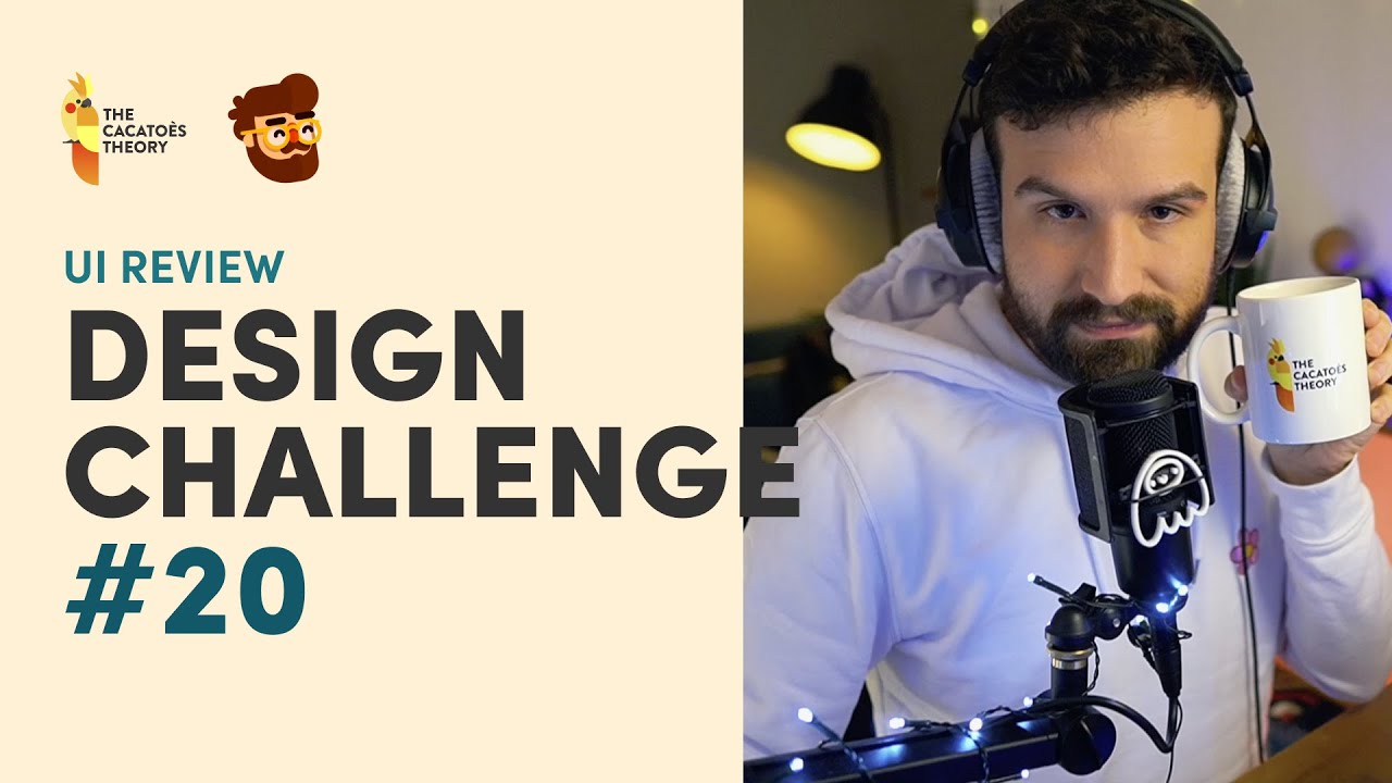 M&eacute;ga design challenge - UI Review avec Basti UI - Part 1/2