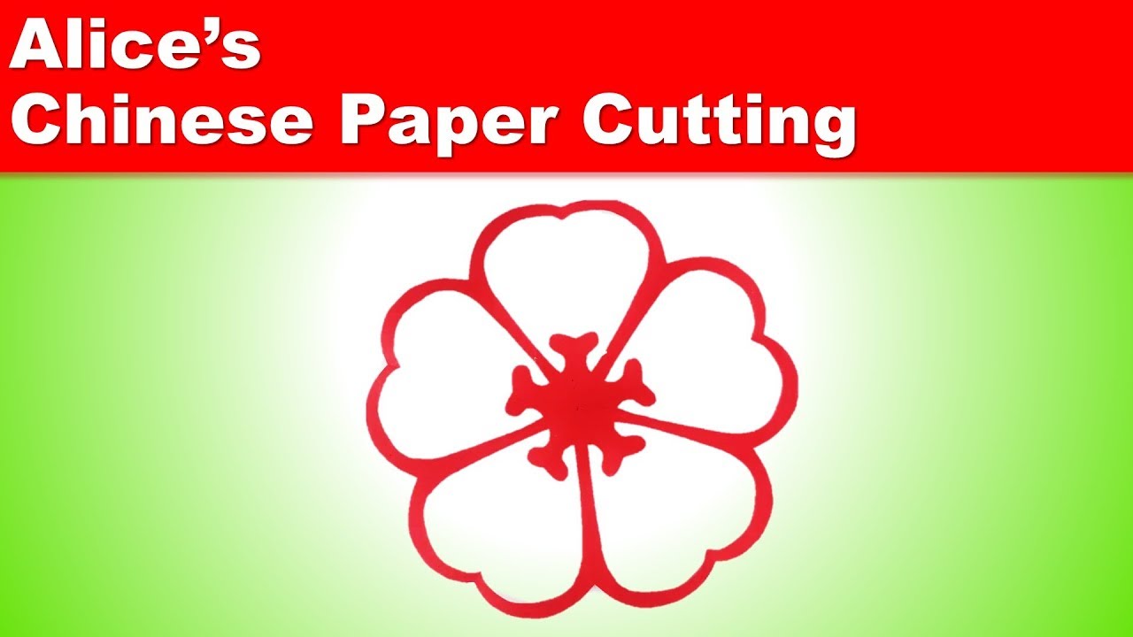 Chinese Paper Cutting 17 plum blossom,Paper Craft,Jian Zhi,chinese style,chinese new year