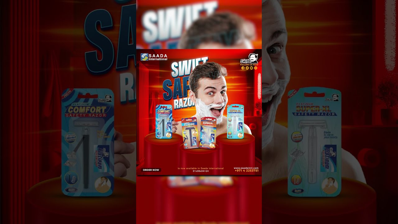 Swift Safety Razor is Now Available in Saada International. 