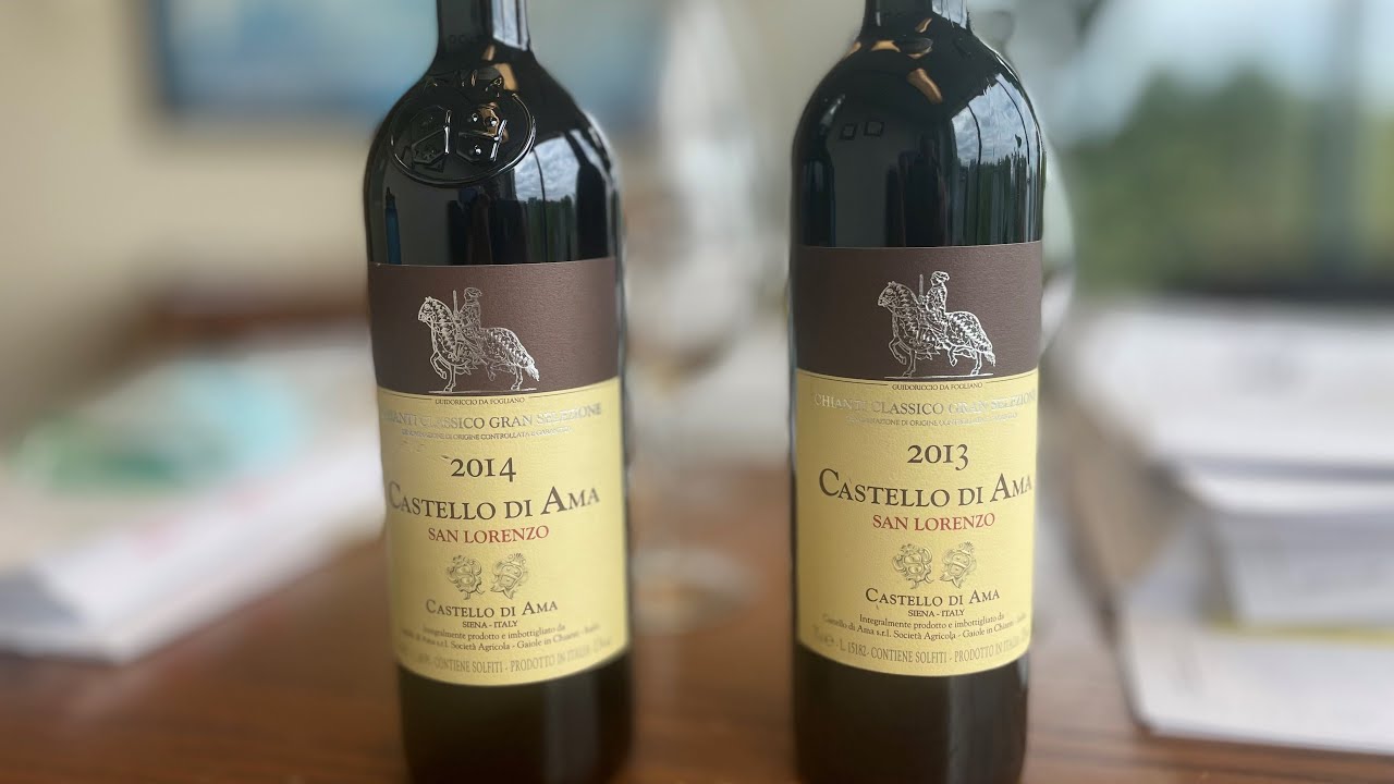 Castello di Ama 2013 and 2014 Chianti Classico Gran Selezione Premium Vertical Italy Wine Review
