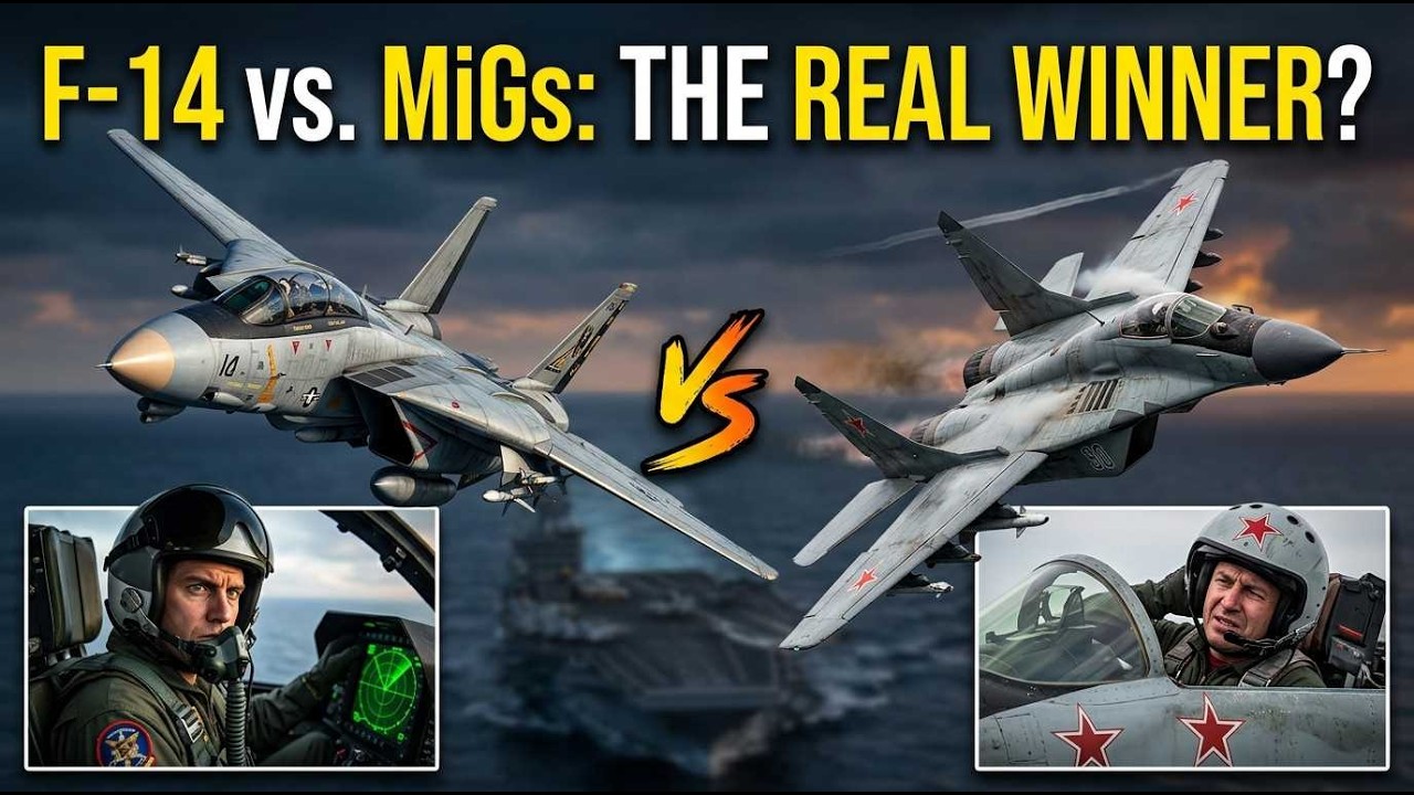 F-14 Tomcat против МиГ-29: снайпер против истребителя-ножа в небе.