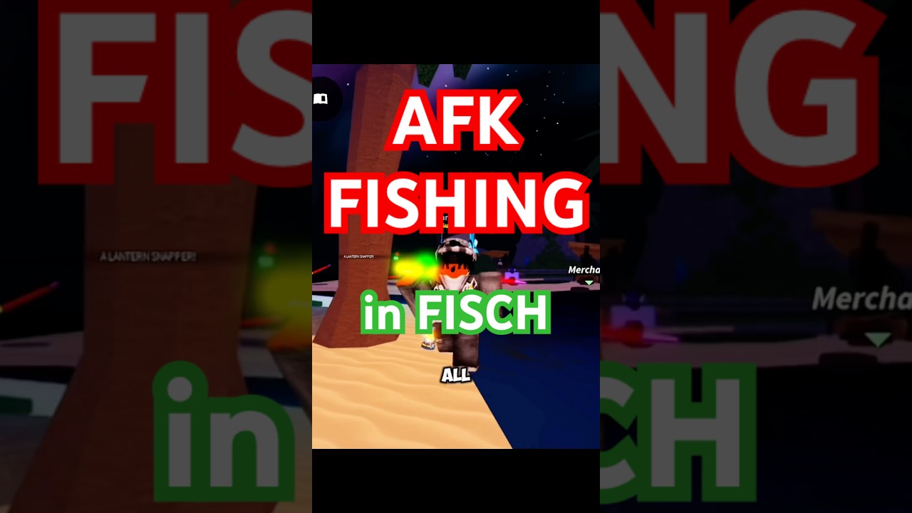 Новый режим afk-рыбалки в Fisch #roblox #fisch