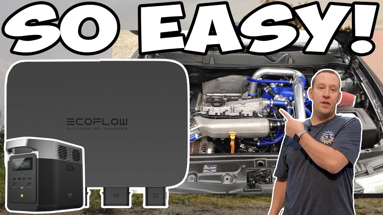 How Easy Is The Ecoflow 800W Alternator Charger Install?