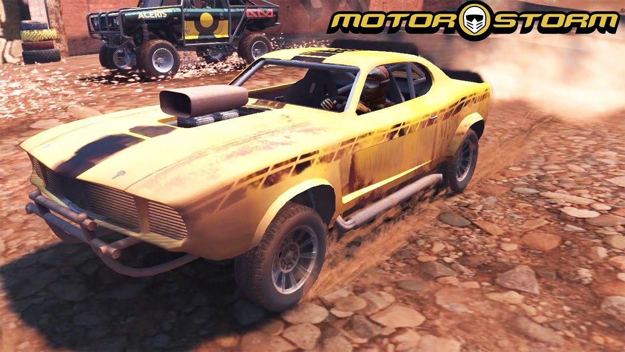 MotorStorm [PS3] Rally Car Gameplay (Patriot V8)