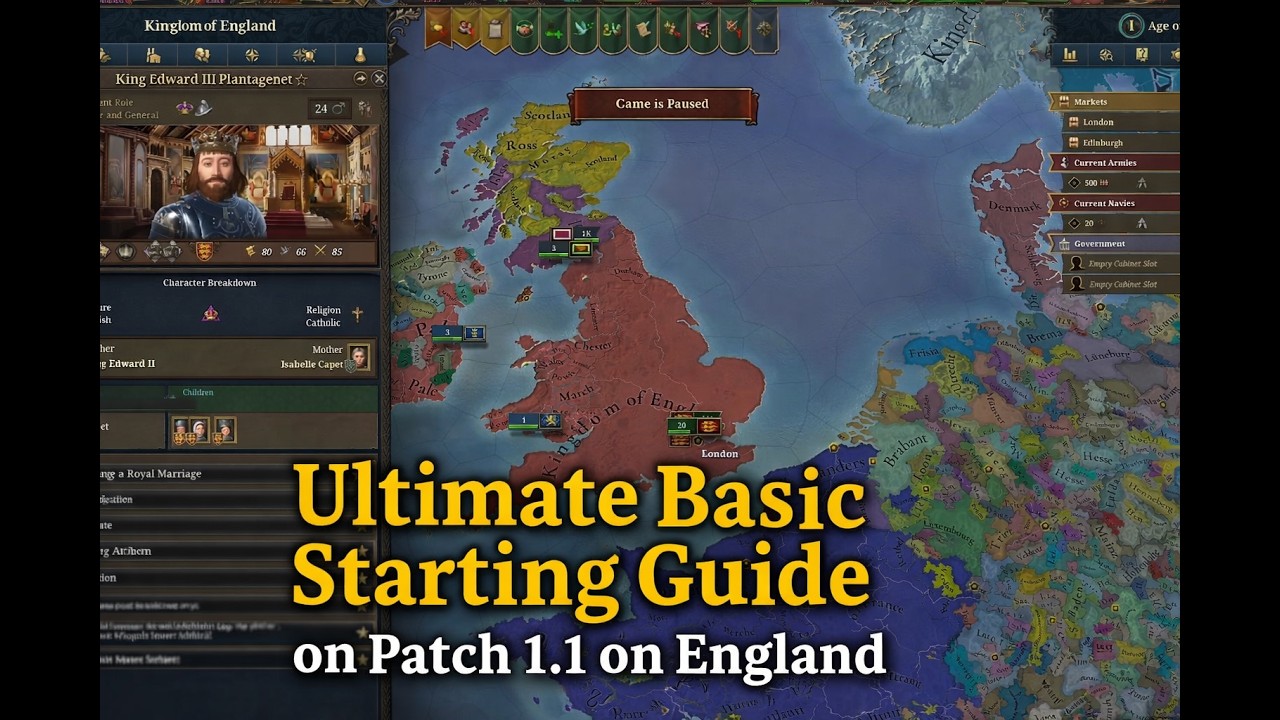 Ultimate Basic Starting Guide – England (Patch 1.1) Europa universalis 5