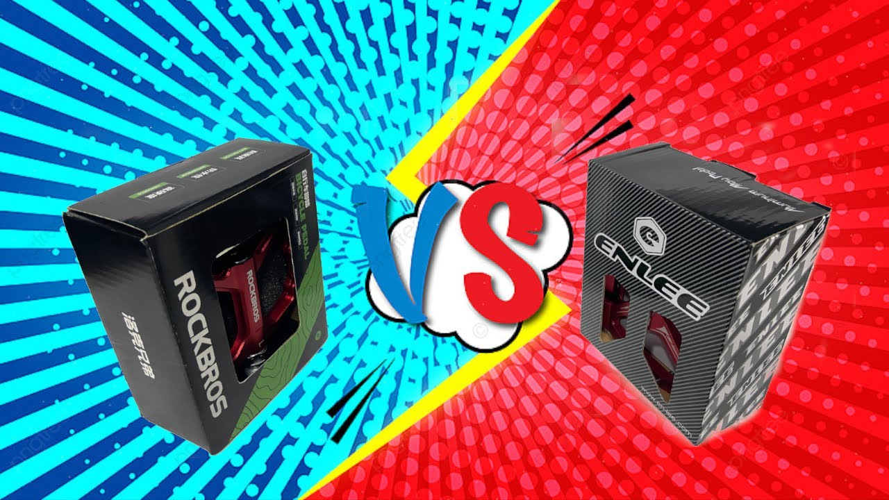 Versus #1 | Pedales Rockbros K203 vs Enlee de 18 pines | Ciclismo Aliexpress Perú