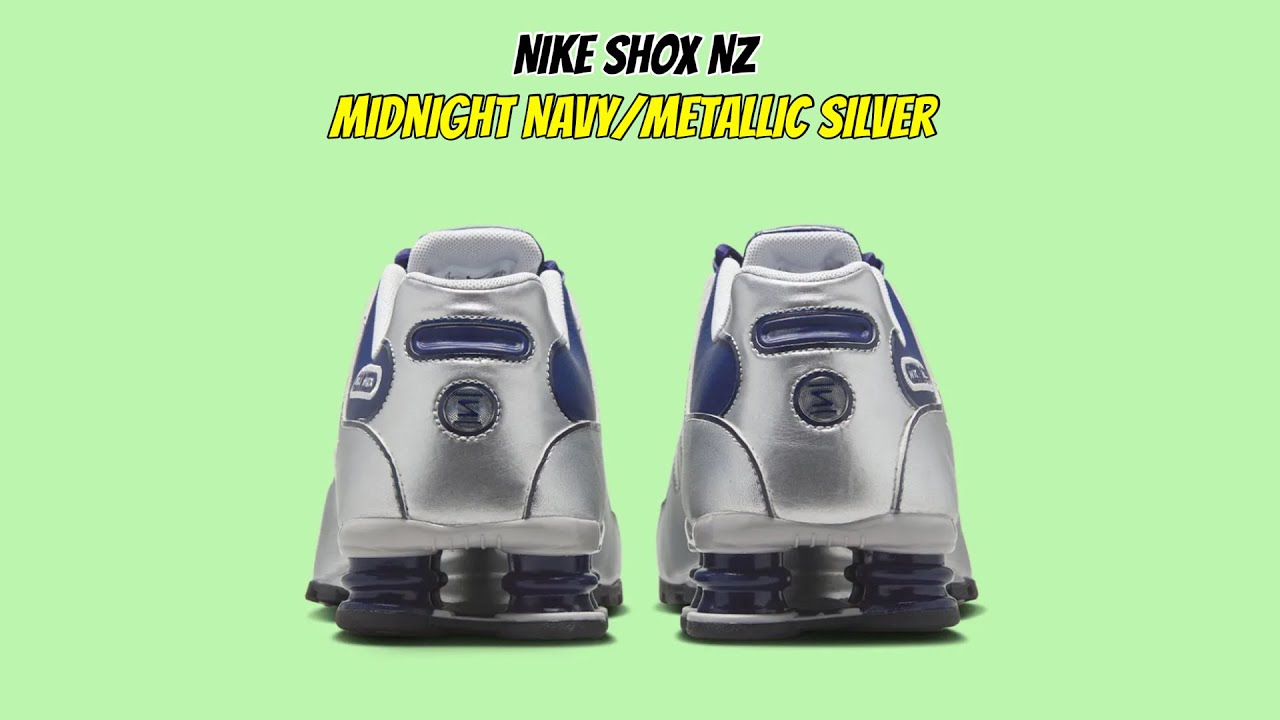Nike Shox NZ Midnight Navy/Metallic Silver