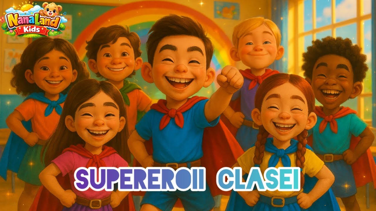 Supereroii Clasei🦸‍♀️ | Cântec Motivațional pentru Copii despre Încrederea în Sine | NanaLand Kids