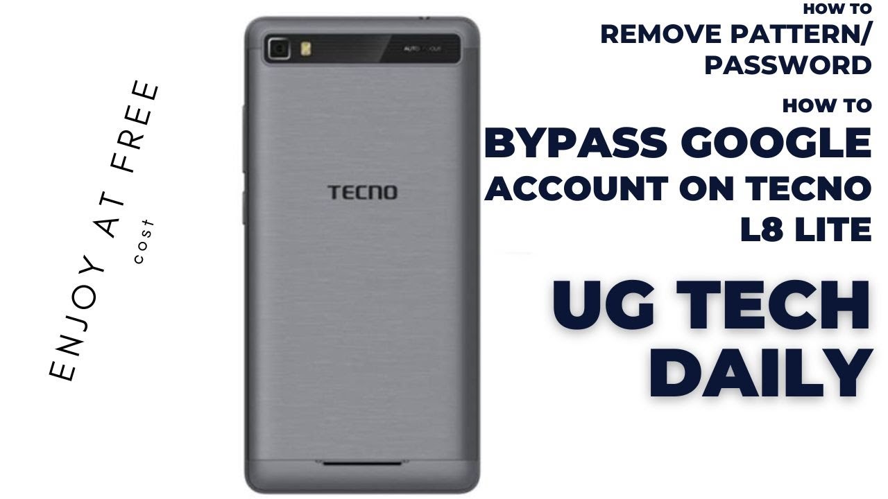 Tecno L8 Lite FRP Bypass 100% Eazy way 2023
