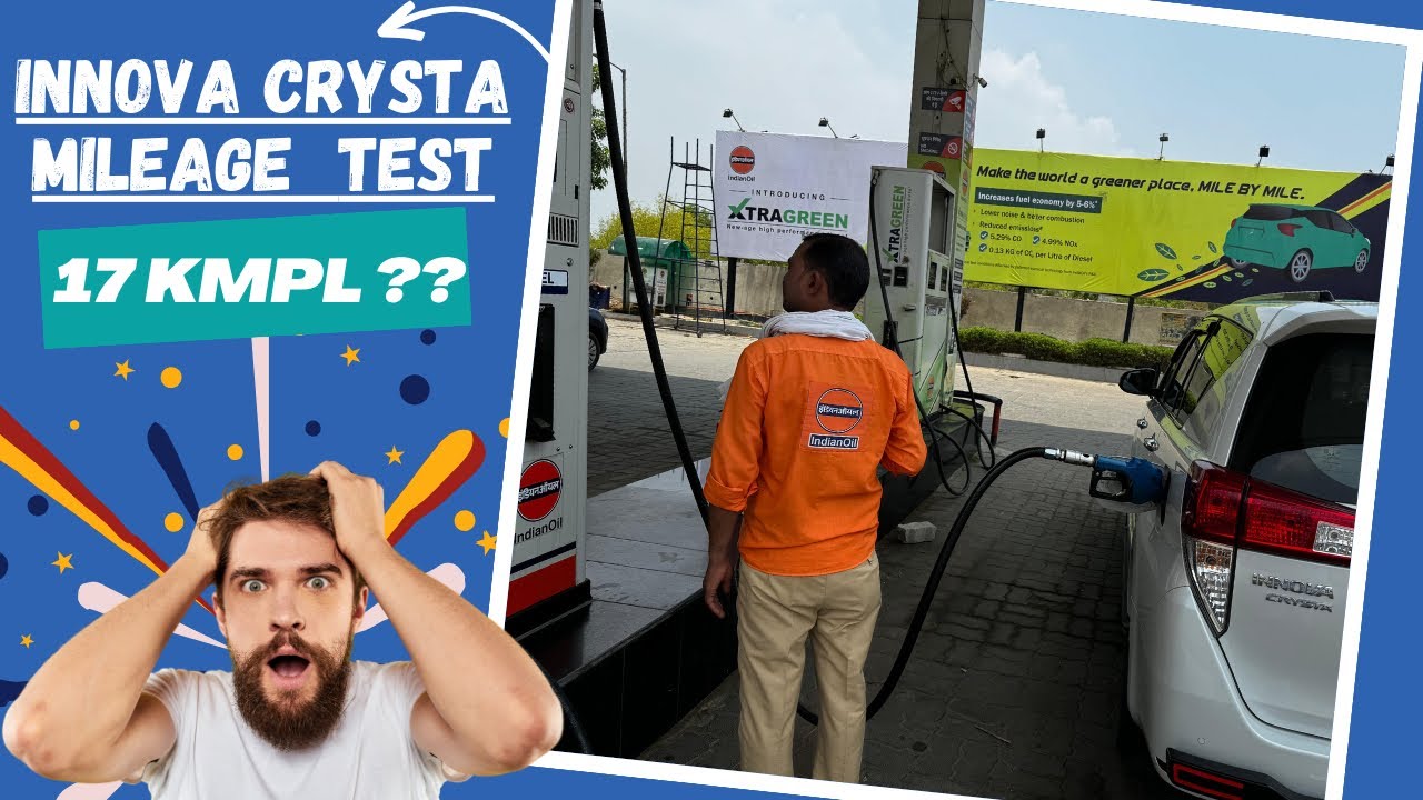 Innova Crysta Mileage Test 2024 I Diesel I 100 km test I Manual #innova #toyotainnova #toyota