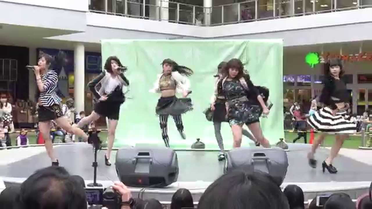 フェアリーズ ★ Kiss Me Babe テレビ版ダンス 初披露 2015.03.24 たまプラーザテラス 1500