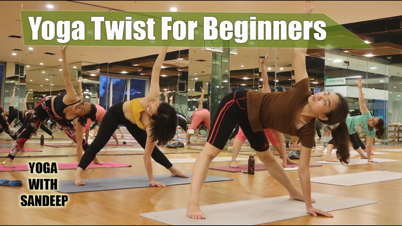 Yoga Twist - Spine Twist For Beginners  | Yoga With Sandeep | Vietnam