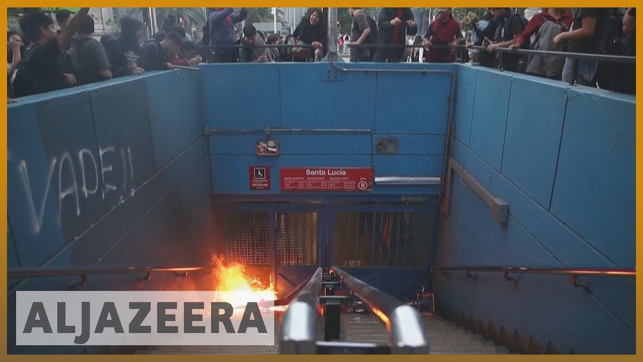 Chile protests: State of emergency declared in Santiago