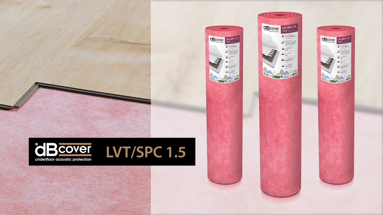 dBcover LVT/SPC 1.5 underlay mat