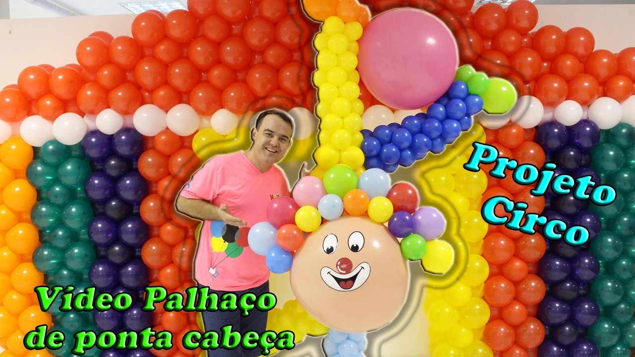 Escultura Palhaço de Balão   Tiago Miguel - Projeto Circo