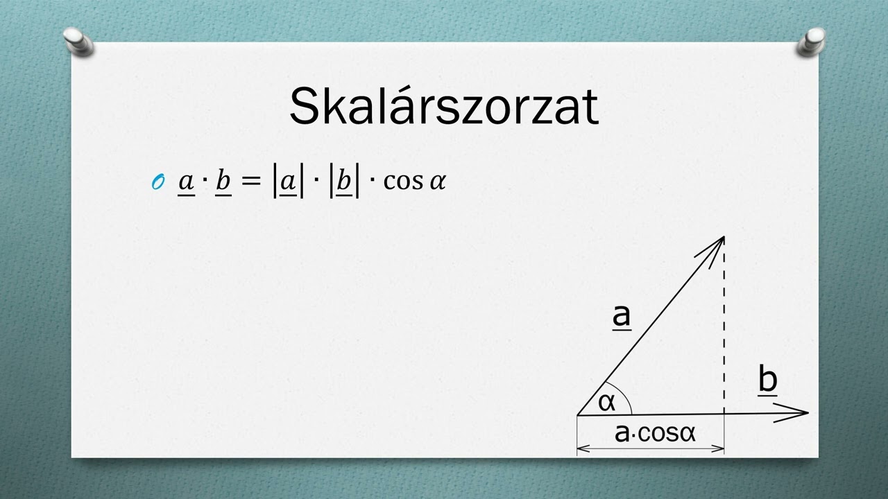 Vektoralgebra - Vektorok - Alapműveletek