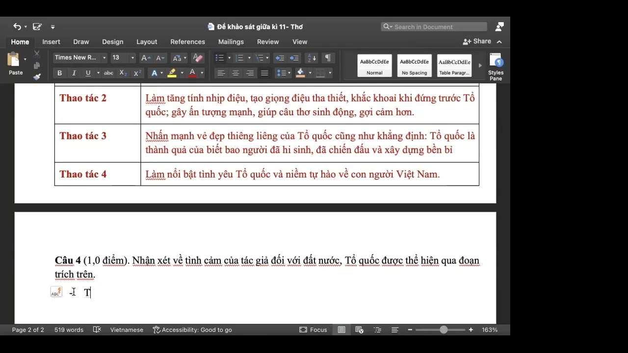 VĂN 11 - Luyện đề "Tổ quốc nhìn từ biển" (Nguyễn Việt Chiến)