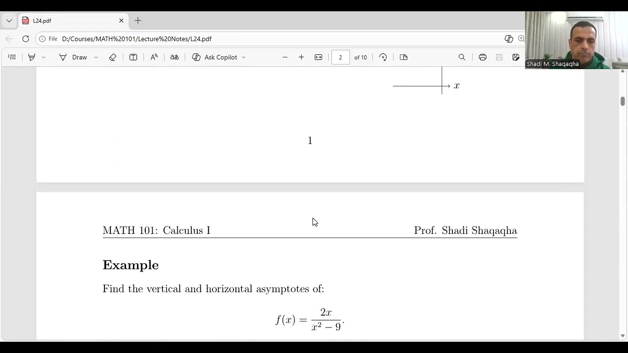 Calculus1-Lecture 24|Asymptotes, Vertical Tangents and Cusps Explained
