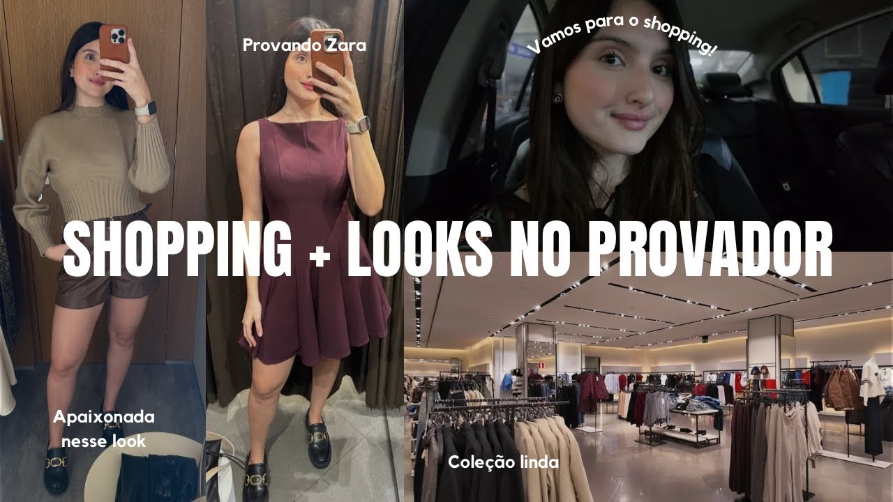 INDO AO SHOPPING, LOOKS NA ZARA E NA C&A E NOVIDADE SEPHORA!