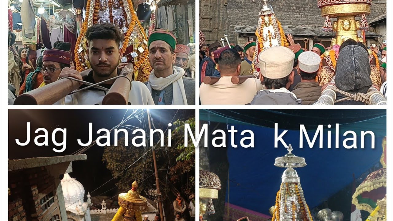 ❤️जग जननी माता के मंदिर में नैना माता और मारकंडे ऋषि मिलनी करते हुए ❤️2026