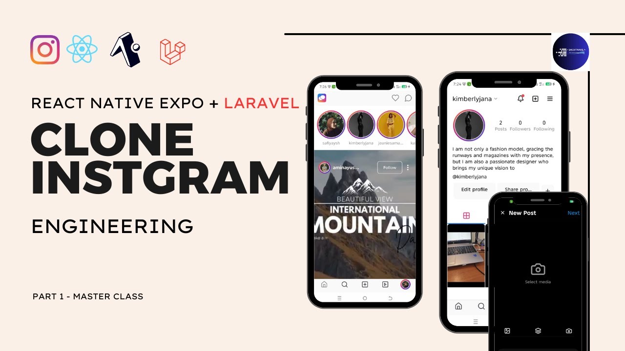 Instagram Clone Engineering with React Native & Laravel (Full App) | Part 1 - backend