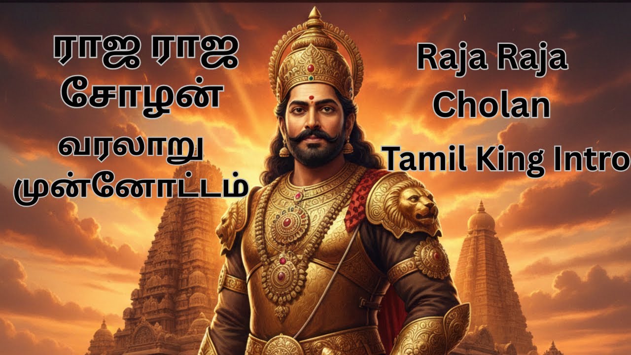 Raja Raja Chola Story Intro in Tamil | 3D Animated Historical Video|ராஜராஜ சோழன்