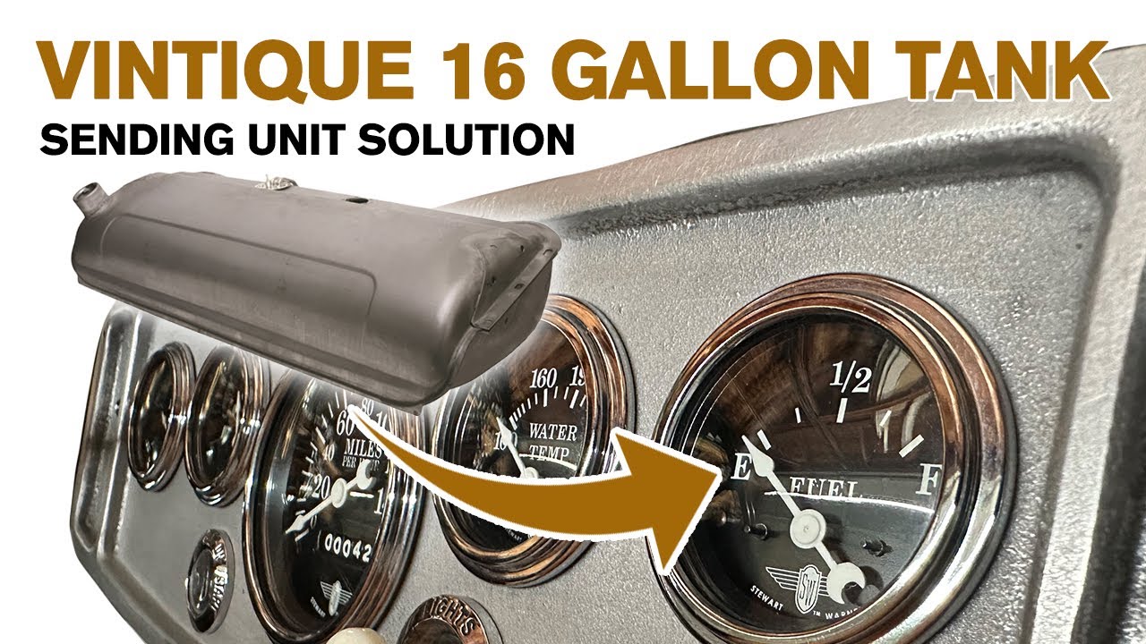 1932 FORD VINTIQUE 16 GALLON TANK: SOLUTION FOR SENDING UNIT INTERFERENCE