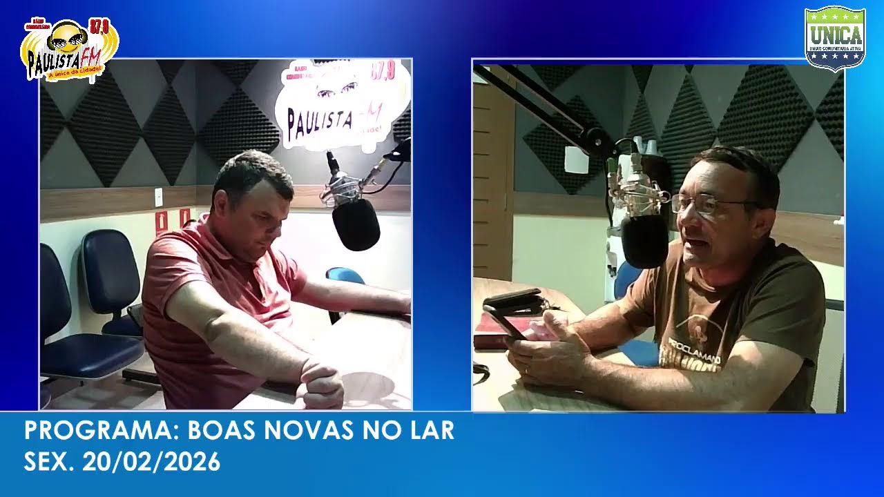 PROGRAMA: BOAS NOVAS NO LAR