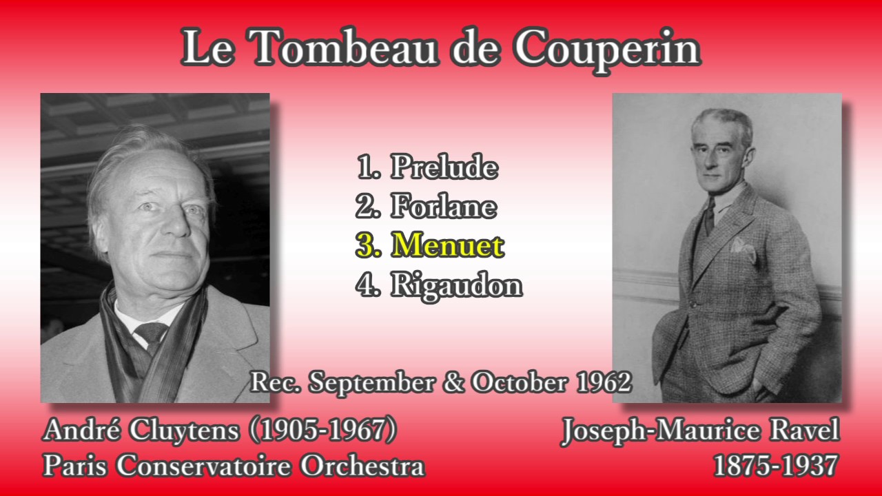 Ravel: Le Tombeau de Couperin, Cluytens & PCO (1962) ラヴェル クープランの墓 クリュイタンス