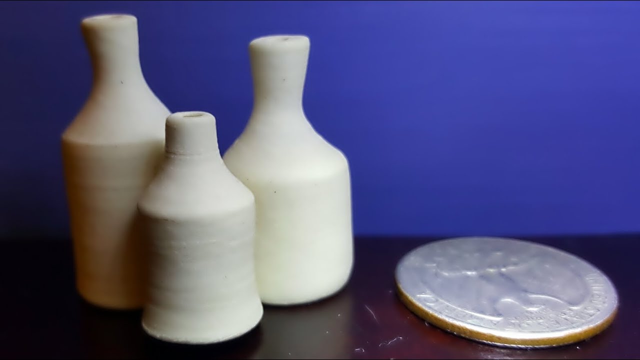 Pottery: Throwing a Tiny Bottle Off the Hump