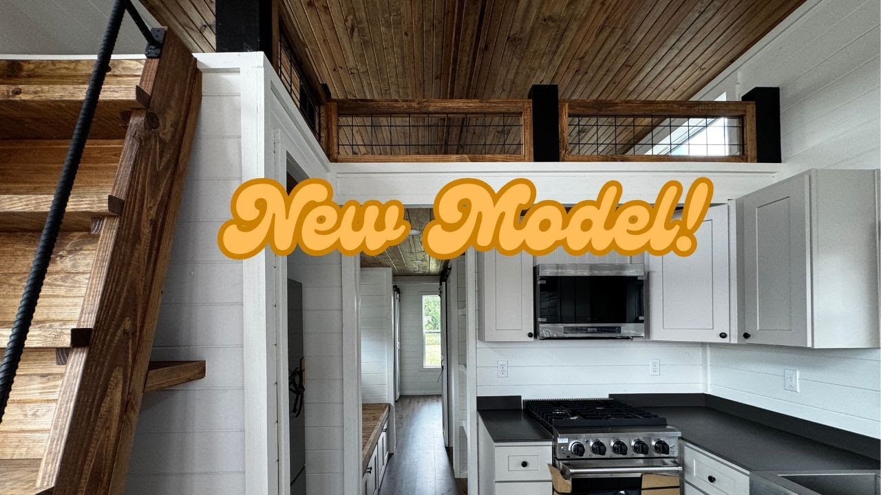 New Tiny House Model! Flex Space for an Office, Dinette or Bunk in this Tiny Home! 4K