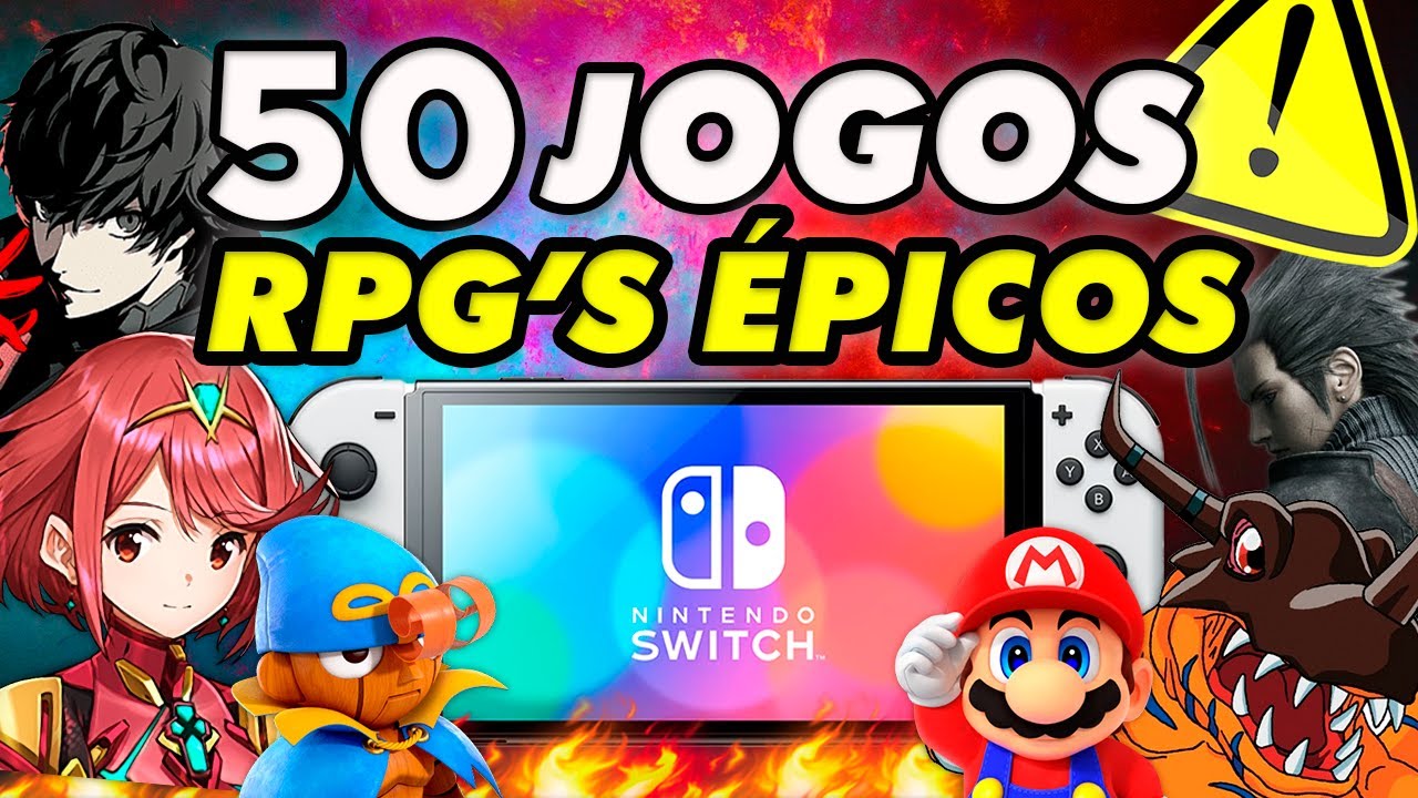 50 RPG'S Épicos de Nintendo Switch! Lista SUPREMA com os MELHORES Jogos de RPG 🔥