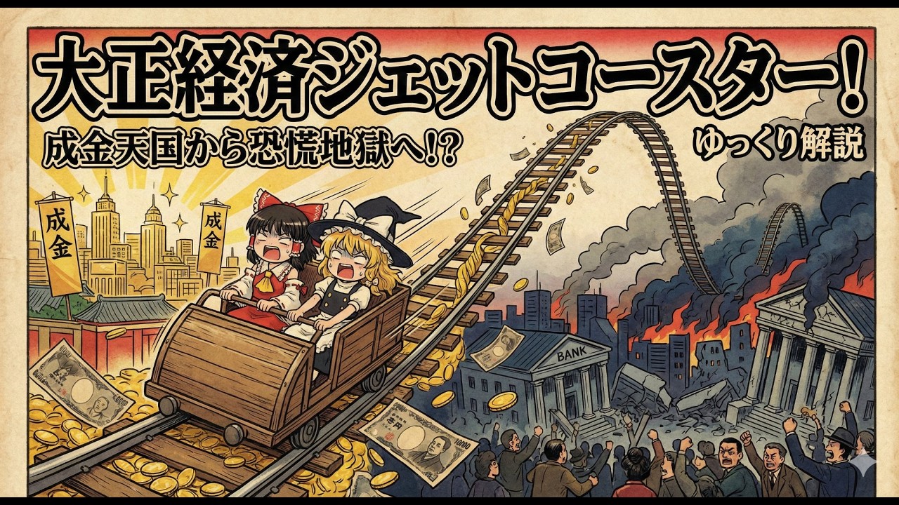 [ゆっくり経済解説]日本経済「大正時代編」
