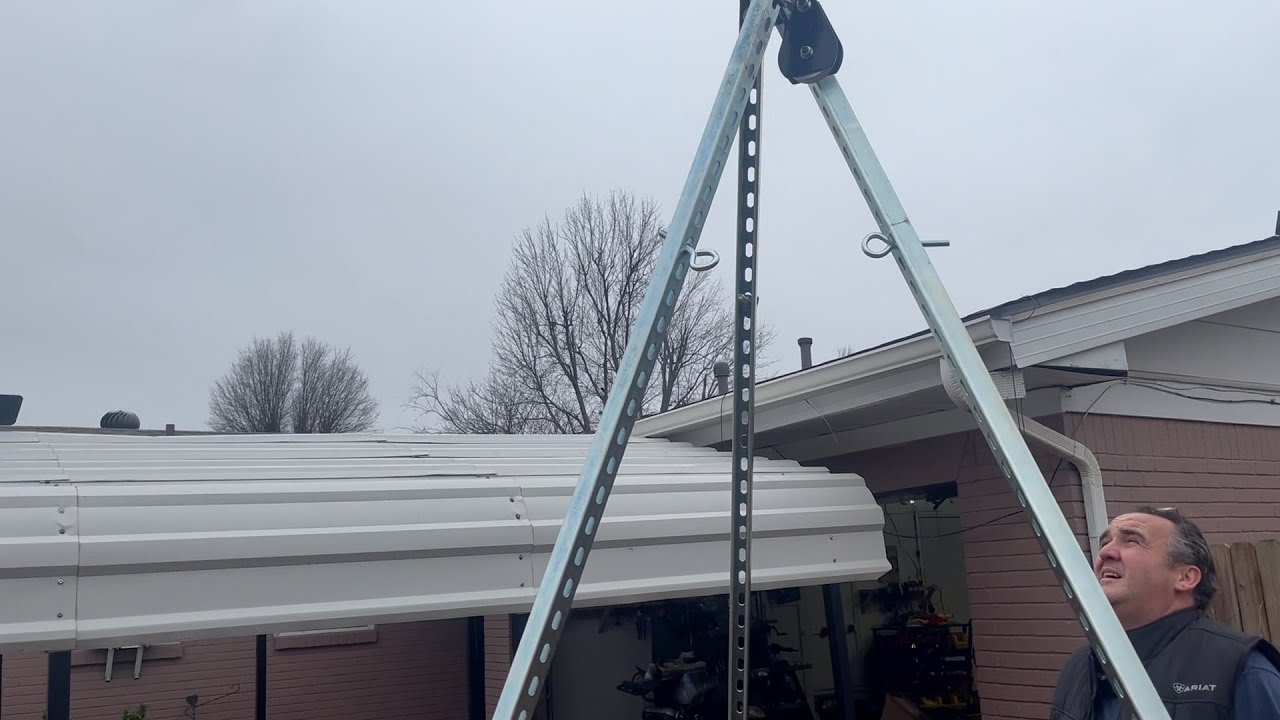 NEW TRIPOD FOR HEAVY LIFTING COMPLETE EASY BUILD