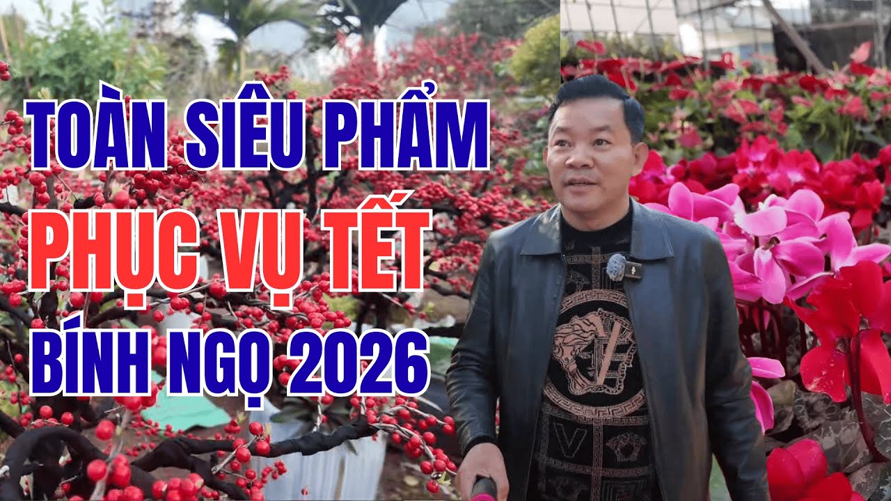 Đột Nhập Chợ Hoa Văn Giang Vào Cao Điểm Phục Vụ Cho Tết Bính Ngọ 2026 - Huyền Râu