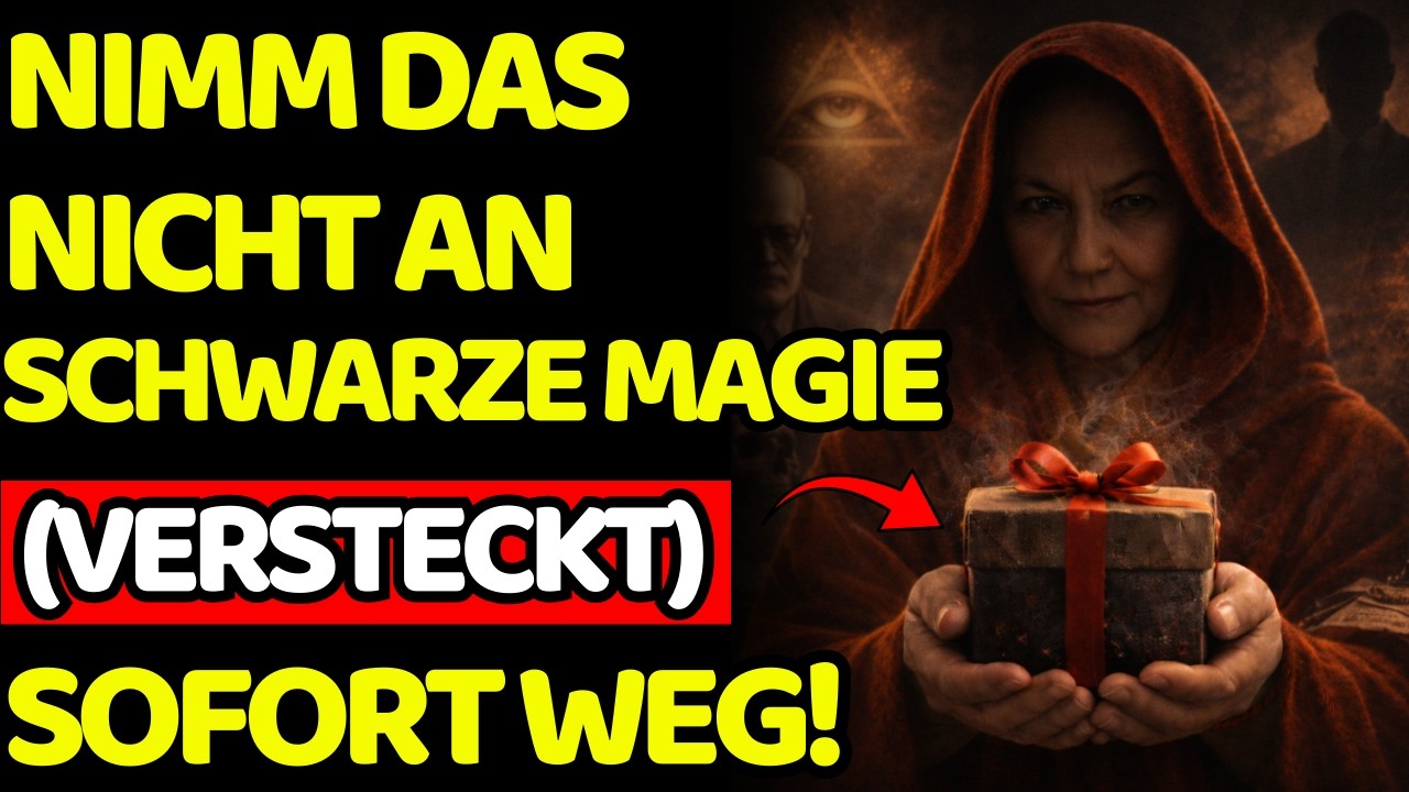 Wenn dir jemand DAS schenkt, wirf es SOFORT weg: böser Zauber getarnt