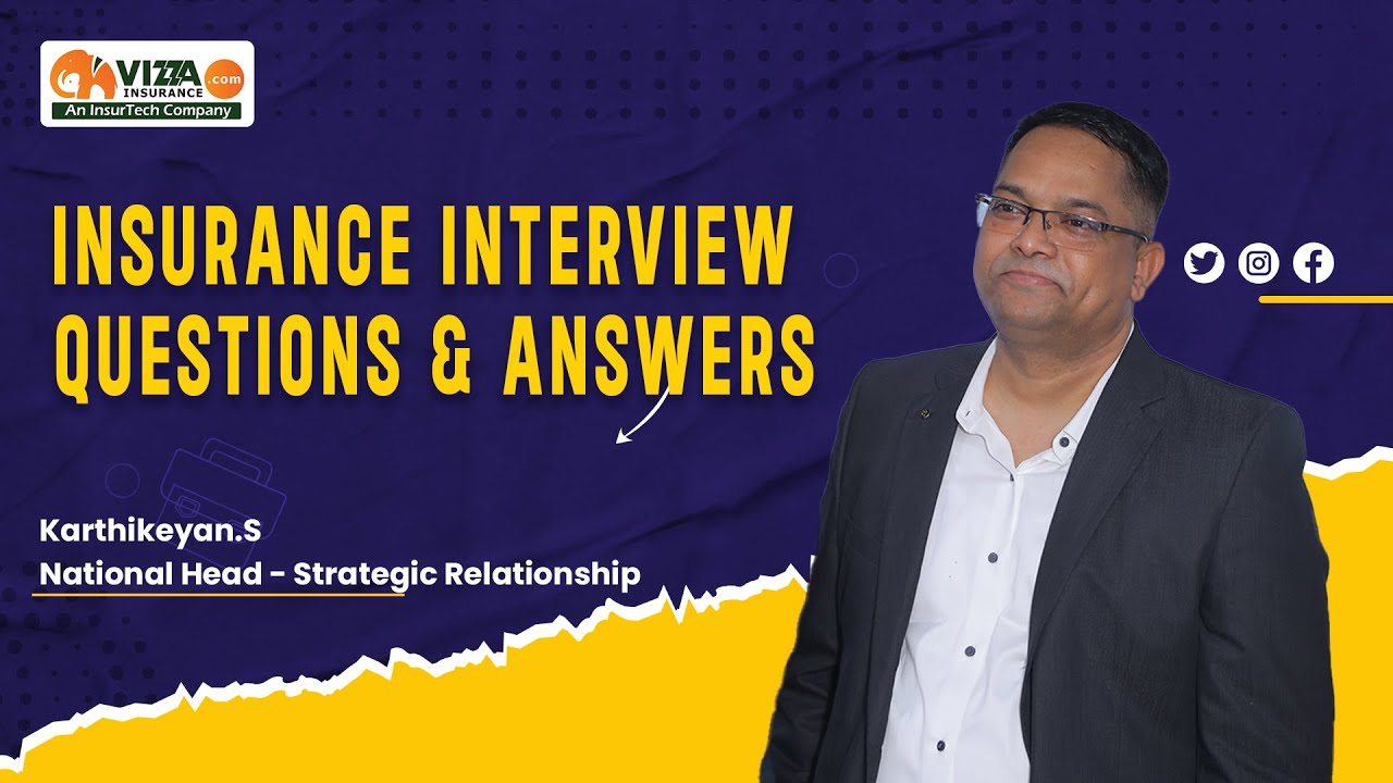 Insurance Interview Questions and Answers | News 7 Tamil | Health Insurance | Vizza Insurance