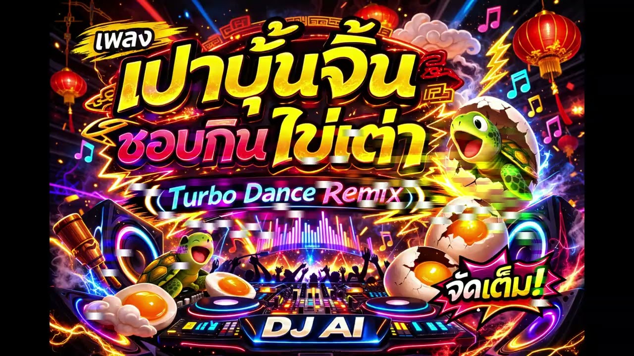 เปาบุ้นจิ้นชอบกินไข่เต่า (Turbo Dance Remix) – DJ AI