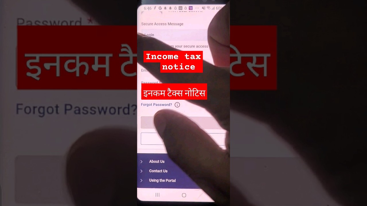 income tax notice |इनकम टैक्स नोटिस |  income  tax notice kaise check kare online |  #itr #ytshorts