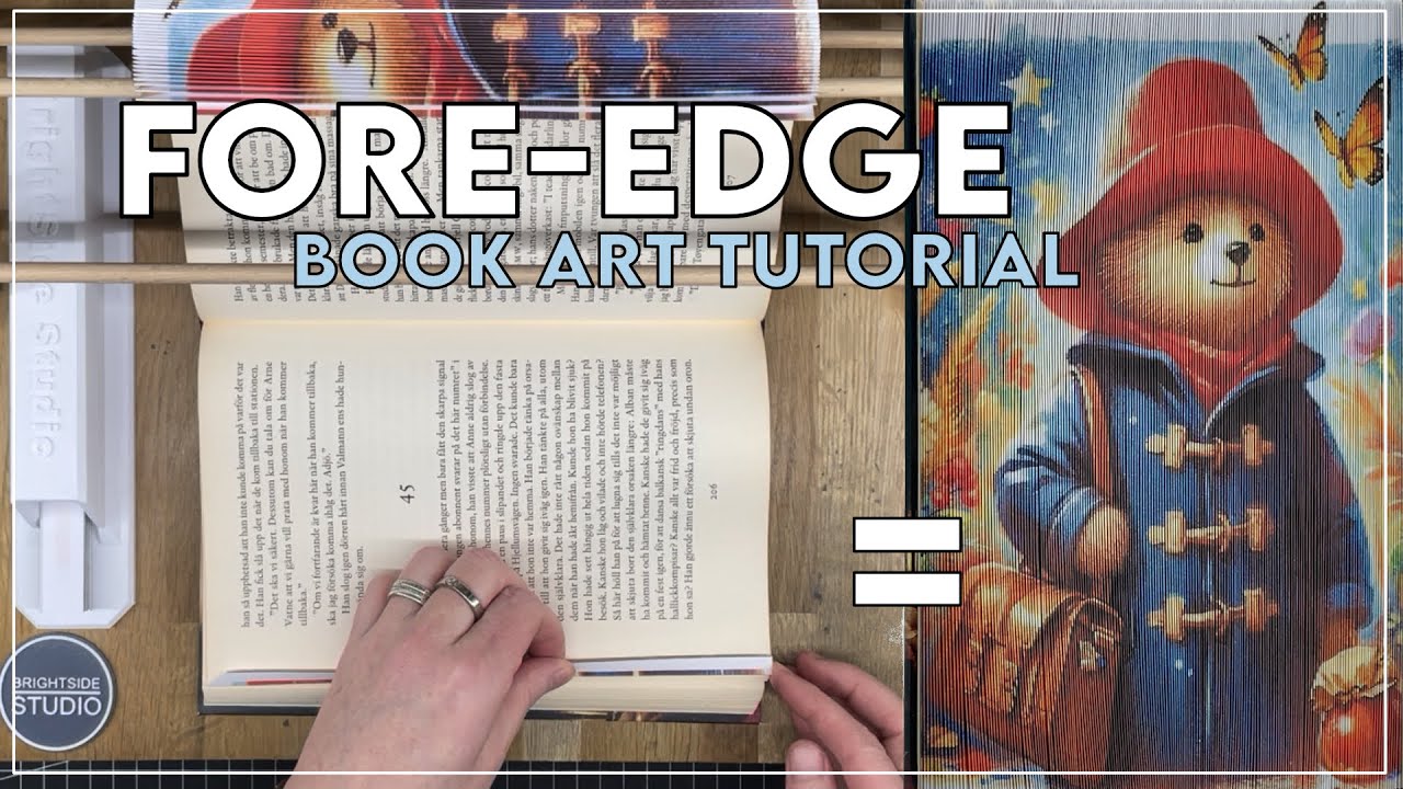 Beginners Tutorial / Fore Edge Book Art / Invisible Top