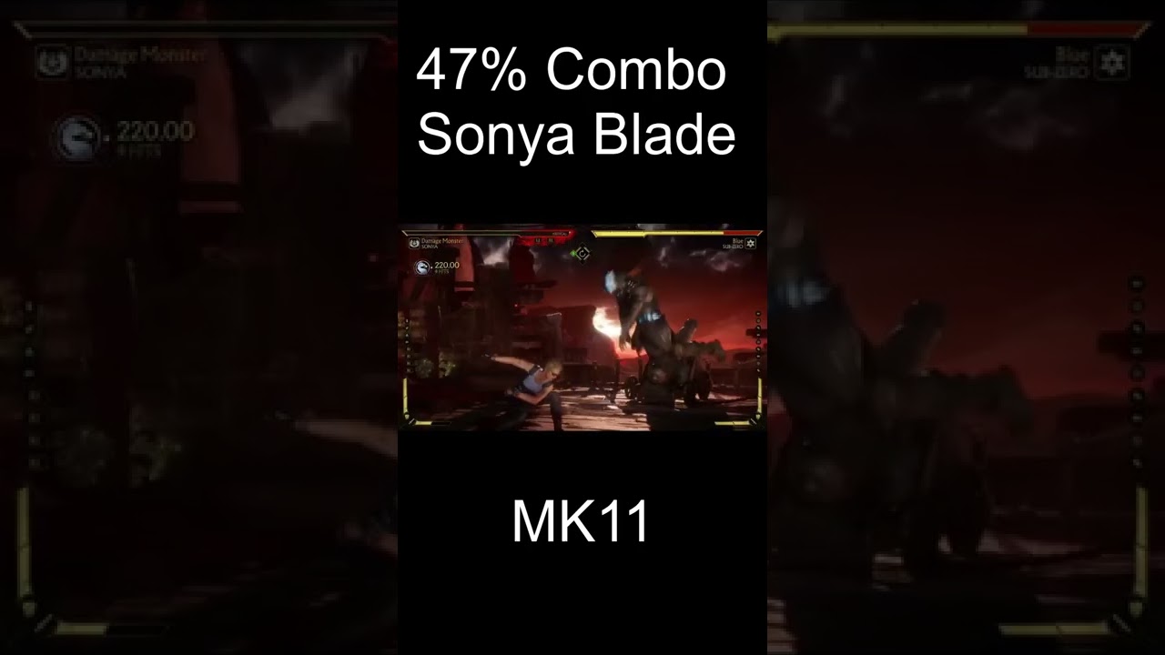 Mortal Kombat 11 Sonya Blade 47% Combo