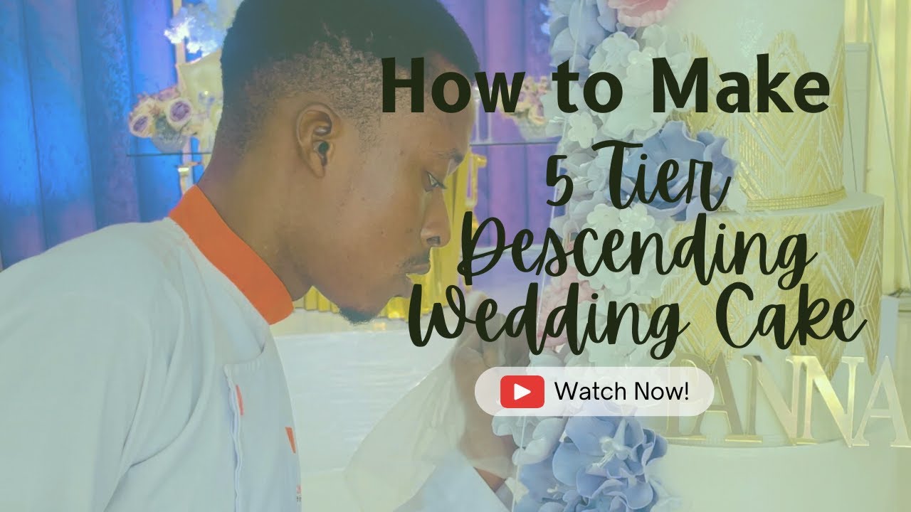 How To Make 5 Tier Descending Wedding Cake