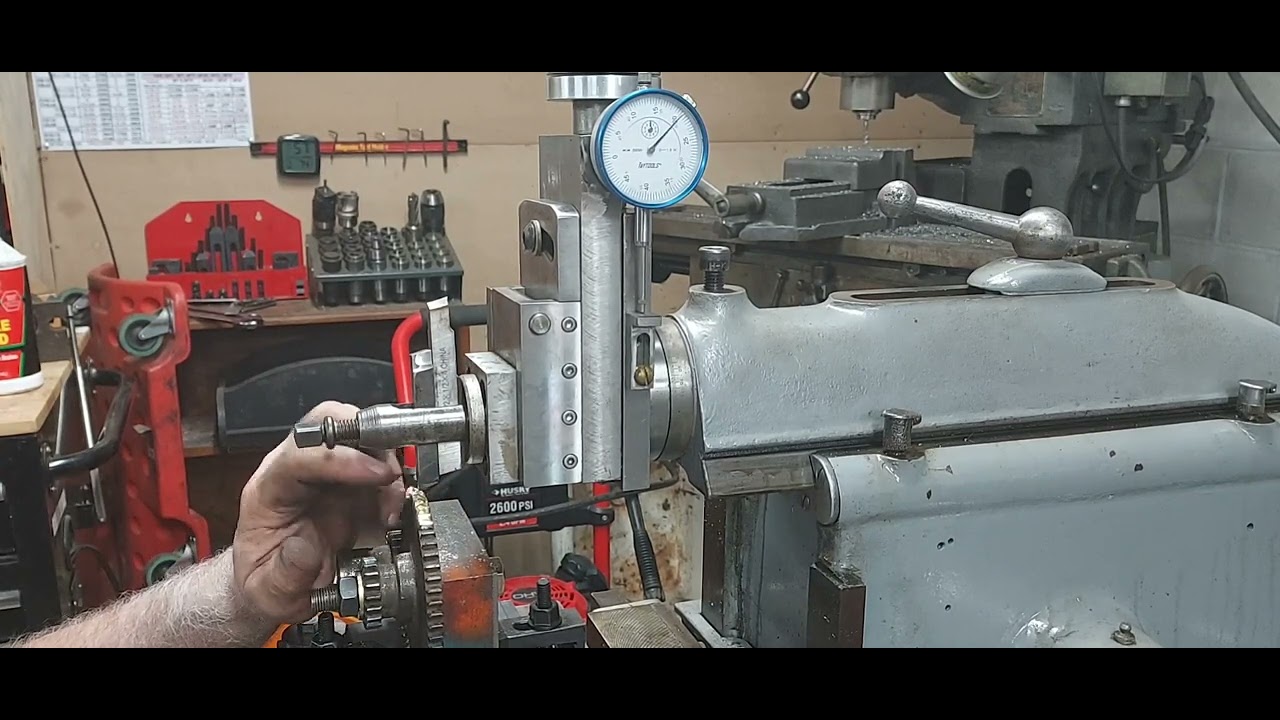 cutting gear teeth on the shaper machine.