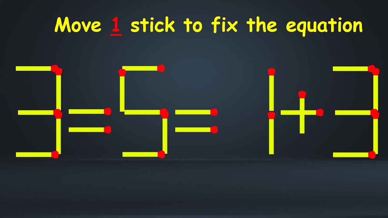 Will You FALL for This Simple Matchstick Puzzle?