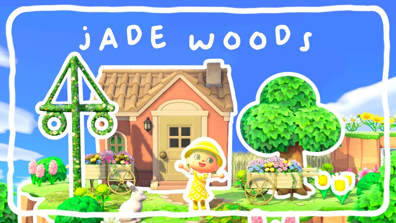 JADE WOODS: A DREAMY KIDCORE SPRING ISLAND TOUR | ANIMAL CROSSING: NEW HORIZONS