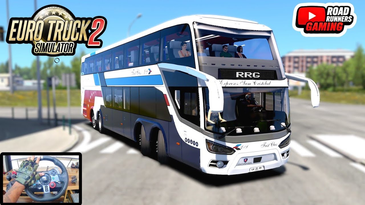 ETS2 Bus 😍 Modasa Zeus Scania 8x2 Bus | Relaxing Switzerland Drive | Euro Truck Simulator 2