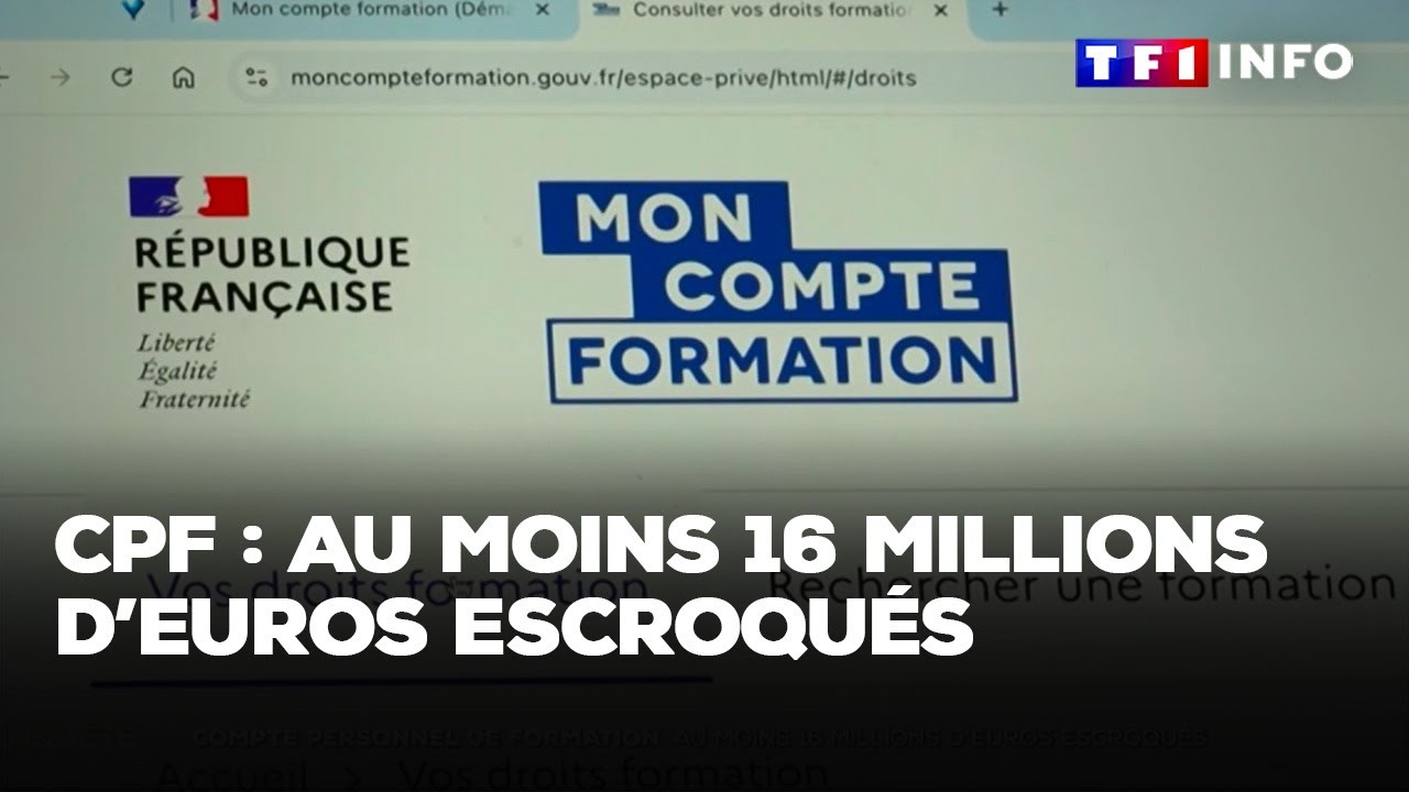 Enqu&ecirc;te - Compte personnel de formation : au moins 16 millions d'euros escroqu&eacute;s
