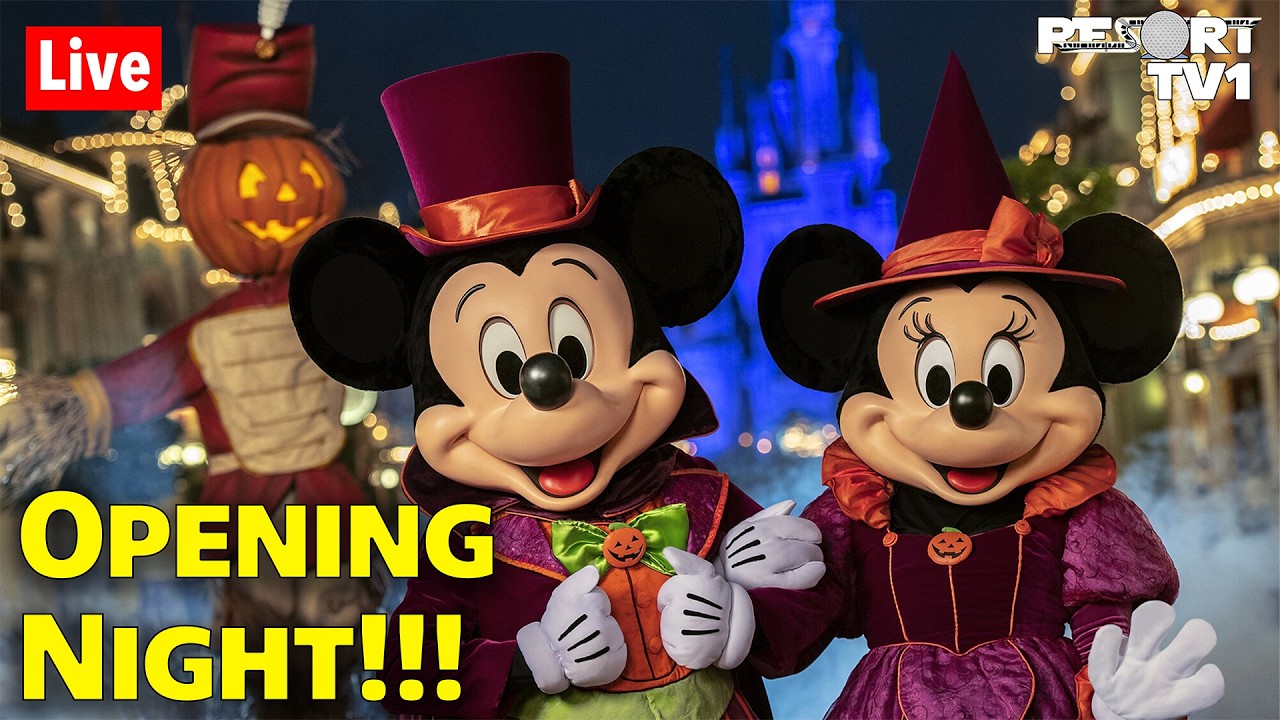 🔴Live: THE FIRST Mickey's Not So Scary Halloween Party of 2026 - Walt Disney World - 8-7-26