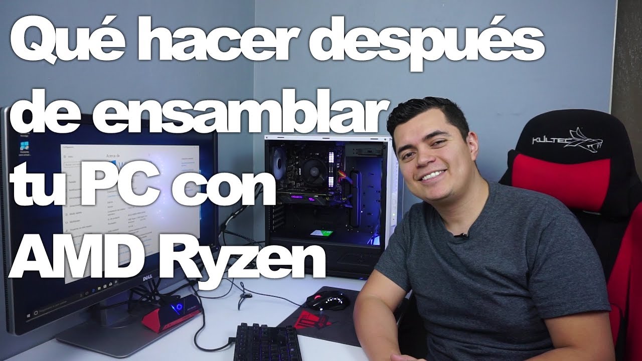 Qué hacer después de ensamblar tu PC con AMD Ryzen